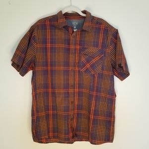 Mountain Hardwear Mens Short Sleeve Plaid Button Down